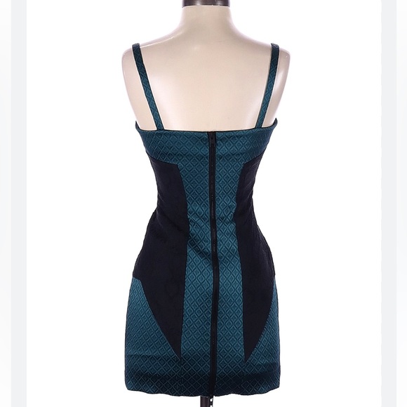 All saints satin silk mini dress-size 8 - Picture 2 of 3